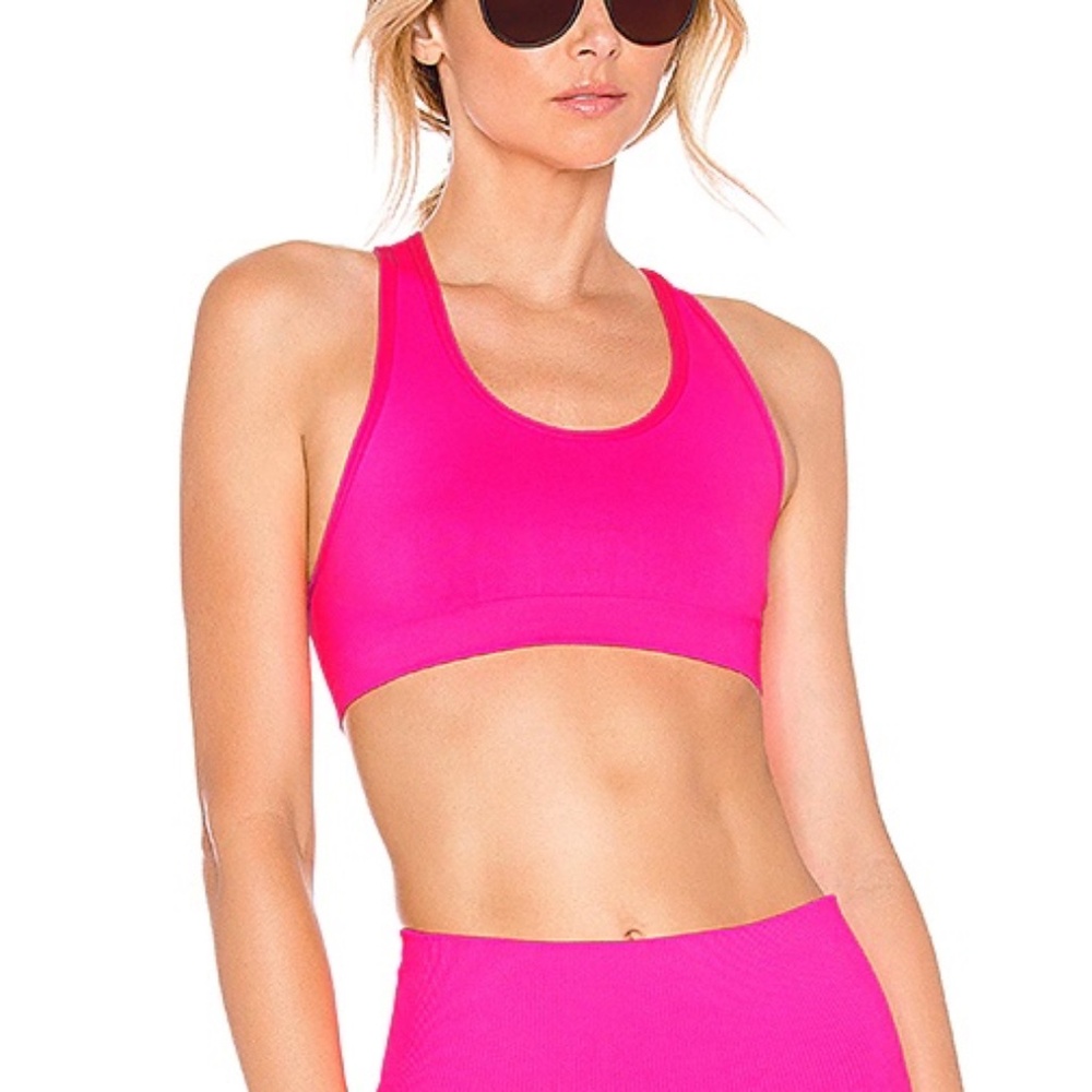 TLA by Morgan Stewart Andy Sports Bra Pink XS/S